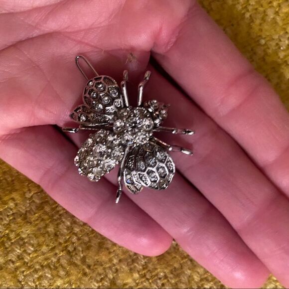 Bundle: 5 Vintage Rhinestone Little Bug Hairpins! - Picture 3 of 16